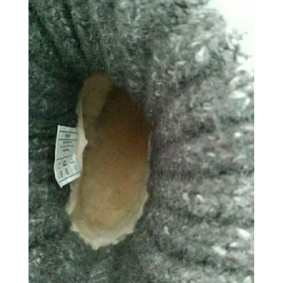 UGG BOOTS Suede TALL KNIT SHAFT CUFFED WOMENS SIZE 5 EXCELLENT CONDITION - Picture 11 of 12